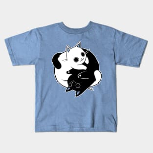 When Opposite Kitties Attract Kids T-Shirt